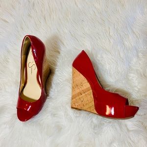 Jessica Simpson wedges